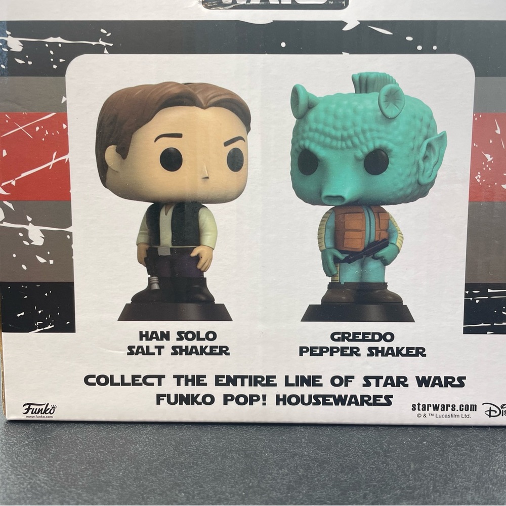 Pop! Home -~STAR WARS~ Salt & Pepper Shakers - Han Solo & Greedo 4”